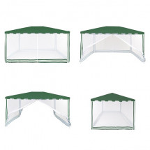 Садовый тент шатер 1044 3х4х2,5м полиэстер, Green Glade