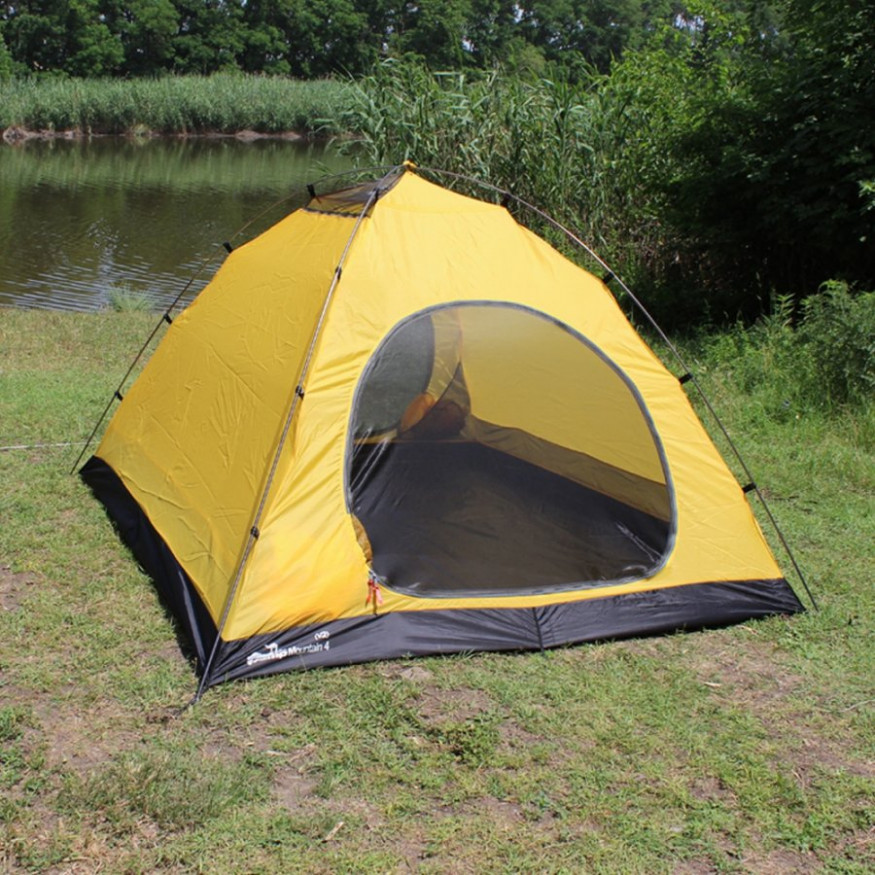 Палатка Tramp Mountain 4 v2, зеленый