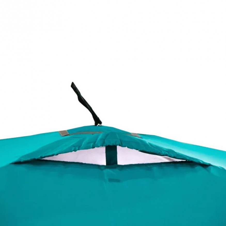 Шатер СЛЕДОПЫТ быстросборный, 5 стен, 3,4х3,25 м, h-2,30 м, S по полу 7,6 кв.м, цвет Waterfall