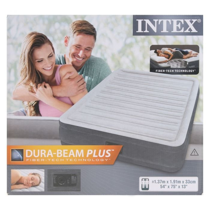 Матрас надувной &amp;quot;Comfort-Plush Full&amp;quot;, 137х191х33 см, со встроенным насосом 220V