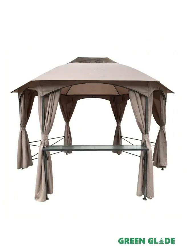 Шатер-беседка 72404 4х2,8х1,95 м полиэстер, Green Glade