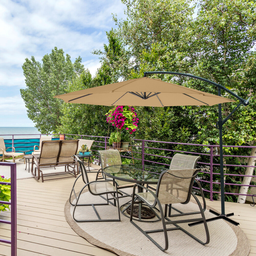 Зонт садовый 8803 светло-коричневый, Green Glade