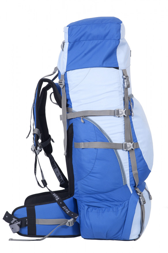 Рюкзак туристический Хальмер 1, с латами, синий-голубой, 65 л, ТАЙФ