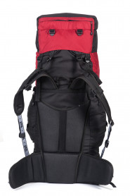 Рюкзак туристический Хальмер 4, с латами, черный-вишня, 65 л, ТАЙФ
