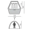 Быстросборная палатка Home 4 зеленая, Btrace