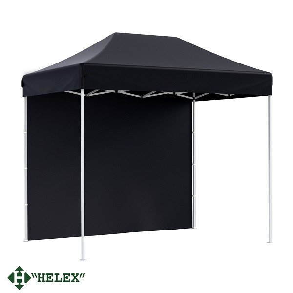 Тент-шатер Helex 24322, (раскладывается гармошкой) 3х2х3м полиэстер, черный 