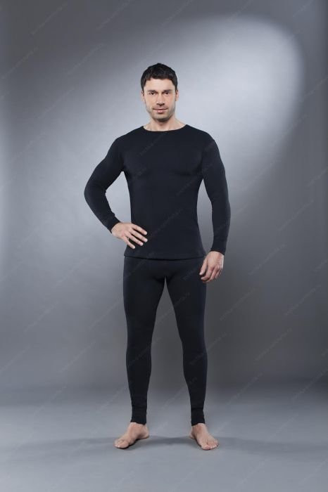 Комплект термобелья мужской чёрный Guahoo Everyday Heavy