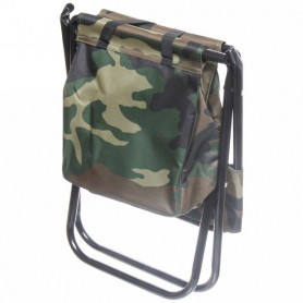Стул складной до 100кг О-образный с сумкой 25*30*58 см камуфляж