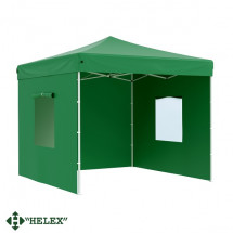 Тент-шатер Helex 24331 (раскладывается гармошкой), 3x3х3м полиэстер, зеленый