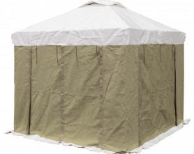 Палатка сварщика 2,5х2,5 м ПВХ+брезент