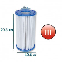 Картридж для насоса Bestway, д=10,6 см, высота 20,3 см