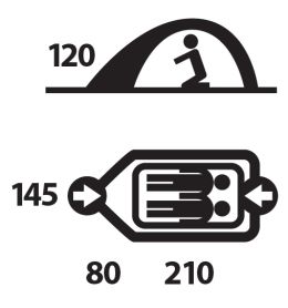 BIZAM палатка, 2, камуфляж