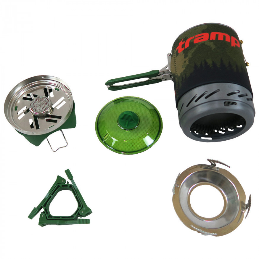 Система для приготовления пищи Tramp, 0,8 литров, TRG-049 (оливковый цвет)